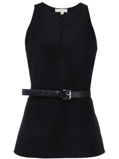 блузка с поясом и молнией Michael Michael Kors