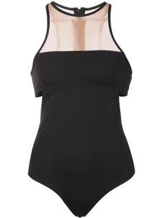 mesh panelled swimsuit T By Alexander Wang