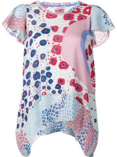 расклешенная блузка с оборками на рукавах Tsumori Chisato