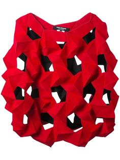 объемная структурированная блузка Junya Watanabe Comme Des Garçons