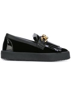 лоферы с цепочной отделкой Giuseppe Zanotti Design