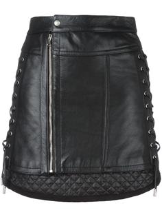 мини-юбка со шнуровкой сбоку Diesel Black Gold