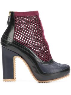 Pierre Hardy X Sacai mesh ankle boots Pierre Hardy