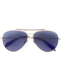 солнцезащитные очки-авиаторы 'Piercing Shield' Alexander McQueen