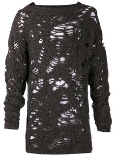 свитер с дырками Giovanni Cavagna