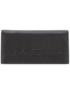 long embossed logo wallet Salvatore Ferragamo
