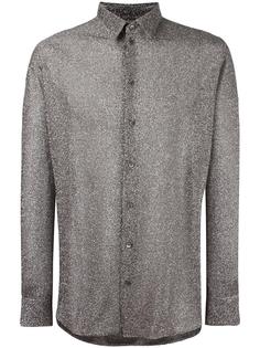 металлизированная рубашка Saint Laurent