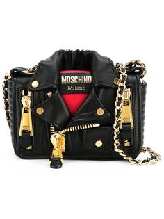 сумка через плечо в байкерском стиле Moschino