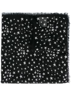 большой шарф с рисунком 'Étoiles' Saint Laurent