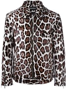 леопардовая куртка из телячьей шерсти Misbhv