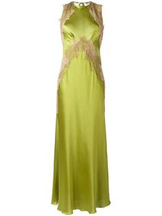 платье с кружевными вставками Alberta Ferretti