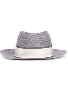 соломенная шляпа с лентой вокруг тульи  Maison Michel
