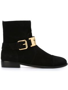 ботинки с золотистыми деталями  Giuseppe Zanotti Design
