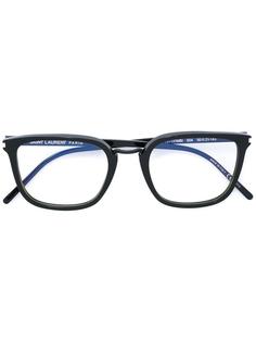 очки с квадратной оправой Saint Laurent