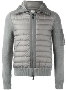 padded front knit hoodie Moncler