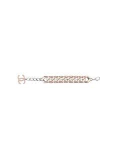 iridescent curb chain bracelet Chanel Vintage