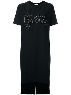 платье-футболка с отделкой молнией Gaelle Bonheur