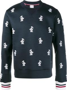 duck embroidered sweatshirt  Moncler Gamme Bleu