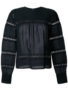 блузка с кружевными вставками Isabel Marant Étoile
