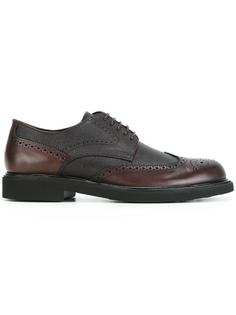 туфли дерби с перфорацией Tod's