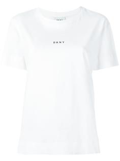 logo print T-shirt DKNY