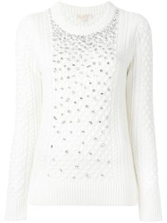 embellished fair isle jumper Michael Michael Kors