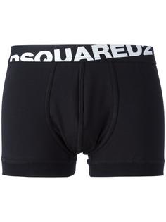 трусы-боксеры с наклоненным логотипом Dsquared2