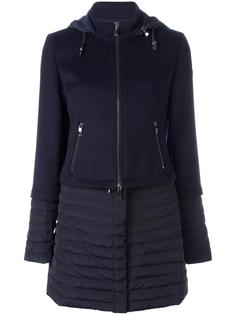 однобортное пальто Armani Jeans