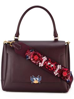 сумка-тоут с декорированной лямкой Anya Hindmarch