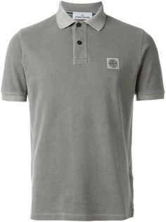 футболка-поло с вышитым логотипом  Stone Island
