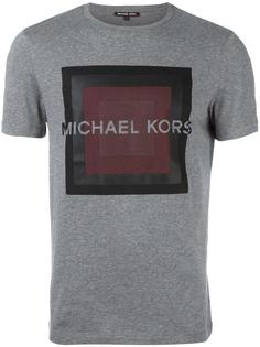футболка с квадратным принтом Michael Kors