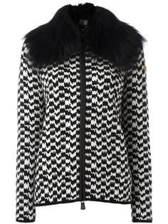 куртка с меховым воротником Moncler Grenoble