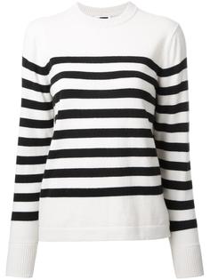 striped crew neck jumper H Beauty&amp;Youth