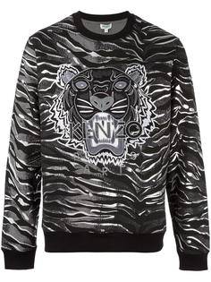 толстовка 'Tiger' с тигровым принтом  Kenzo