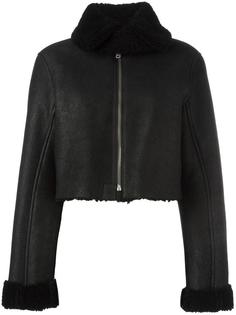 Season 3 cropped shearling flight coat Yeezy