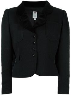 жаккардовый укороченный пиджак  Emanuel Ungaro Vintage