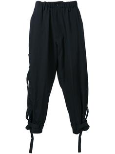 брюки с ремешками Yohji Yamamoto