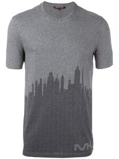 skyline print T-shirt Michael Kors