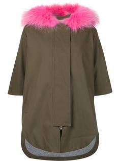 three-quarters sleeve hooded coat Ava Adore
