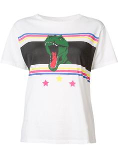 футболка с принтом динозавра Saint Laurent