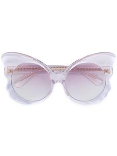 солнцезащитные очки в оправе-бабочке Linda Farrow Gallery