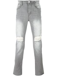 ripped slim-fit jeans Stampd