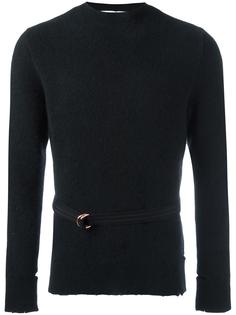 рваный свитер с круглым вырезом Givenchy