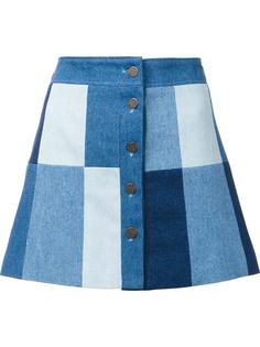 buttoned A-line skirt Ines De La Fressange