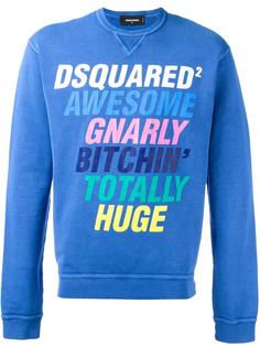 crew neck print sweatshirt Dsquared2