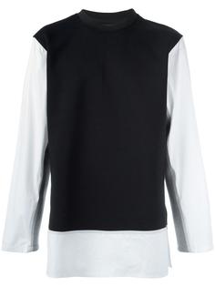 slim-fit sweatshirt Matiéres