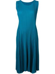 pleated sleeveless dress Pleats Please By Issey Miyake
