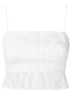 texturized tank top Giuliana Romanno