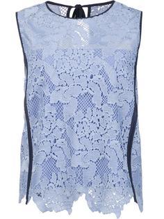 contract trim lace tank MSGM