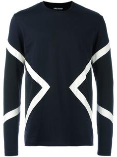 geometric print top Neil Barrett